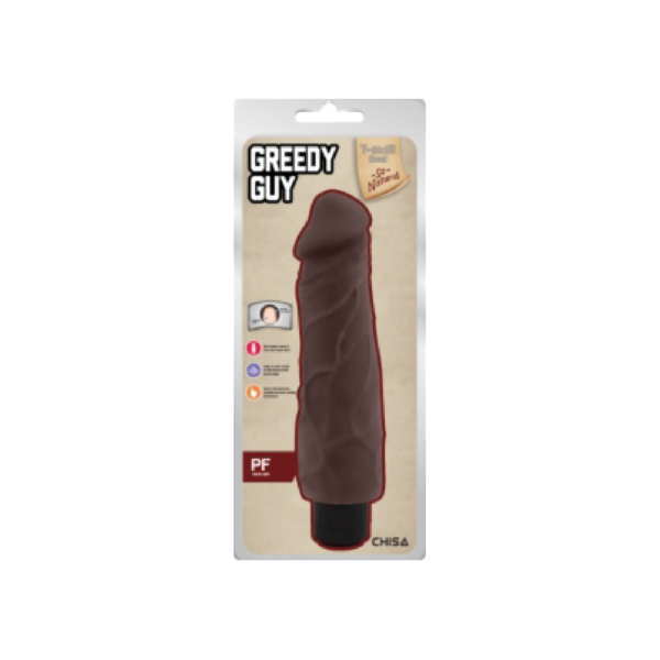 Consolador Vibrador Greedy Guy 24 cm