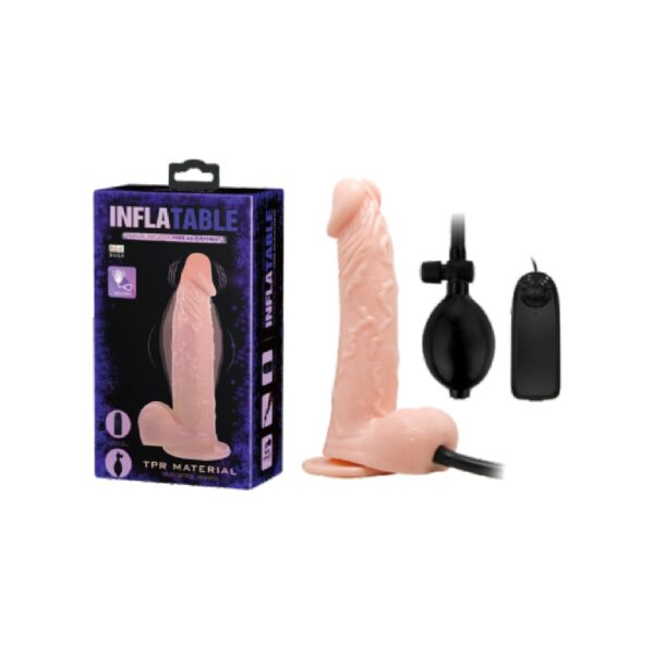 Vibrador Dildo Inflable 19 cm