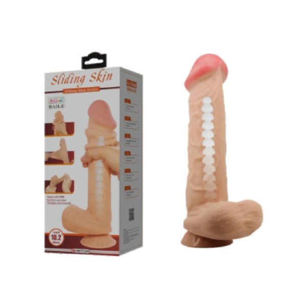 Consolador Dildo Vertebrado Mender Clear 26 cm