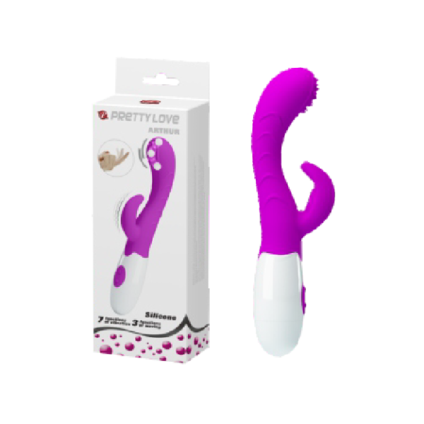 Vibrador Rabbit Arthur - Pretty Love 20 cm