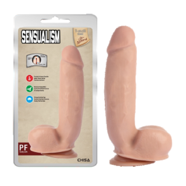 Consolador Dildo Sensualism-Flesh 21.1 cm