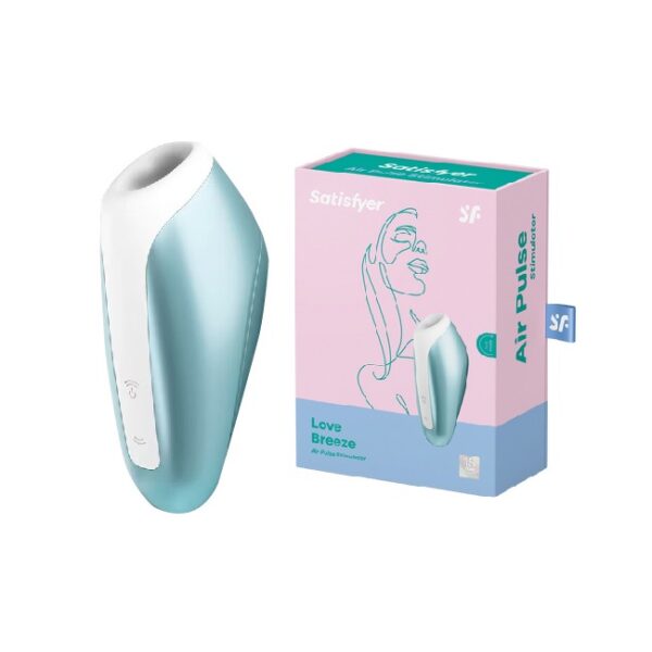 Succionador Love Breeze Ice Blue - Satisfyer 9.5 cm