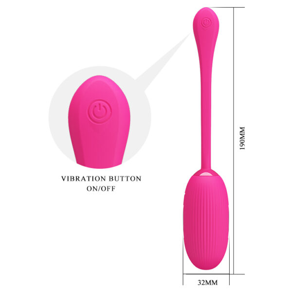 Vibrador con App Global Doreen Magenta - Pretty Love 19 cm - Imagen 2